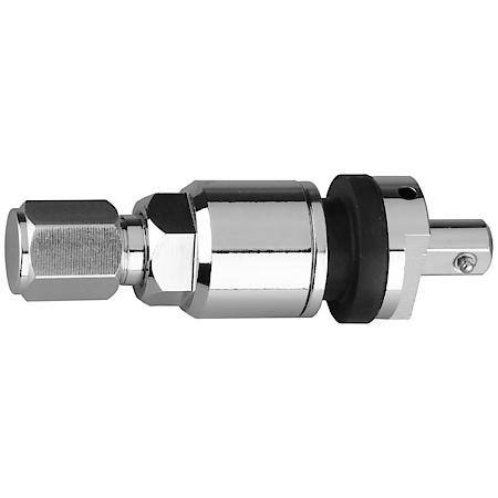 Chrome Metal Press-in Valve for 1-Sensor
