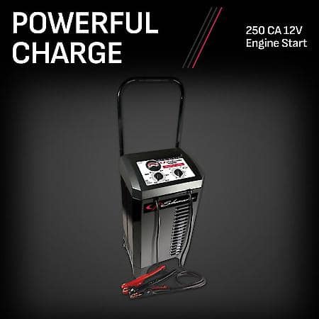 6/12V Manual Wheeled 10A Battery Charger And 250A Engine Starter: 50A Boost