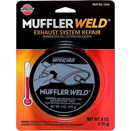 Muffler Weld: Exhaust System Repair, Black Sodium Silicate Sealer