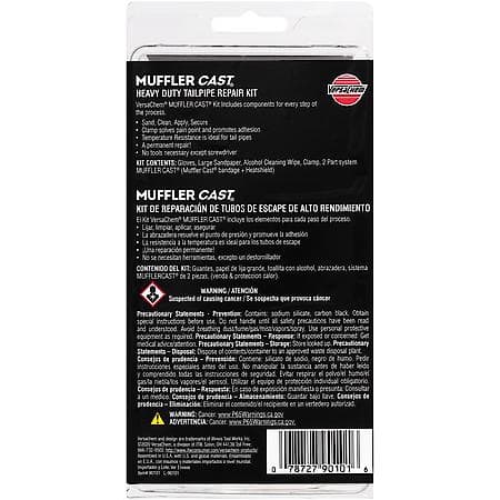 Muffler Cast: Heavy Duty - Tail Pipe Repair Kit