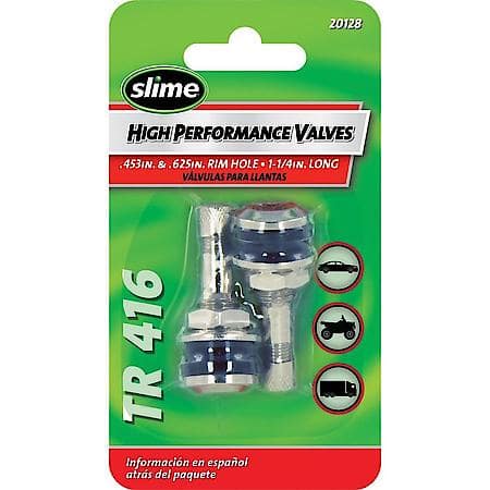 High Performance Tubeless Tire Valves, TR416, Pack of 2