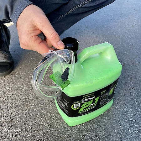 2-in-1 Tire & Tube Sealant: Seals For 2 Years, Stops Leaks, Prevents & Repairs Flat Tires, 1 Gallon