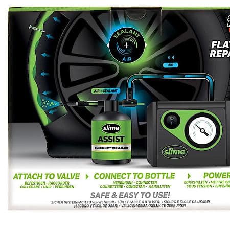 Smart 2-Step Spair Plus Flat Tire Repair Kit - 12-Minute Inflation