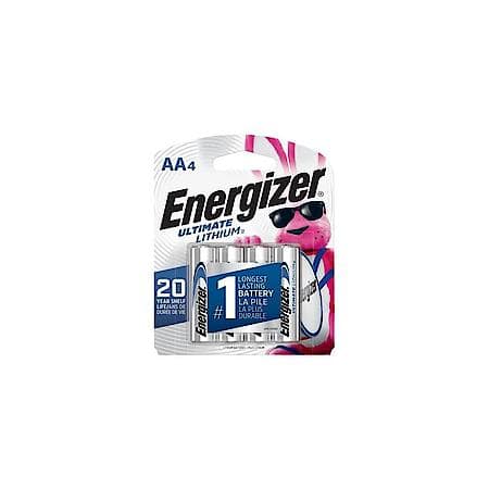 Ultimate Lithium AA Batteries (4 Pack), Double A Batteries