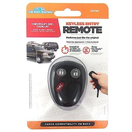 Cadillac/Chevrolet/GMC Keyless Entry Remote - 3 Button
