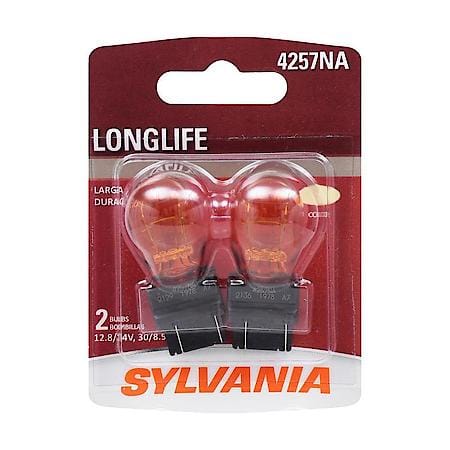 4257NA Long Life: Amber Mini Bulb, Standard Performance, 2 Pack