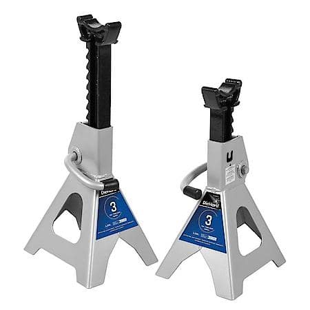 3 Ton Jack Stands, Support Range, 11.22" to 16.75", 2 Pack