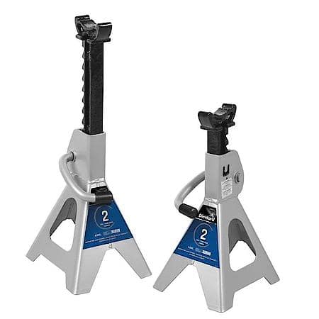 2 Ton Jack Stands, Support Range, 10.83" to 16.54", 2 Pack