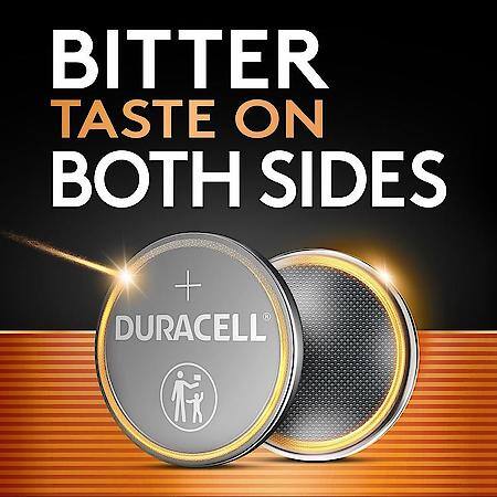 2016 Lithium Coin Battery: Bitter Coating Discourages Swallowing, 2 Pack