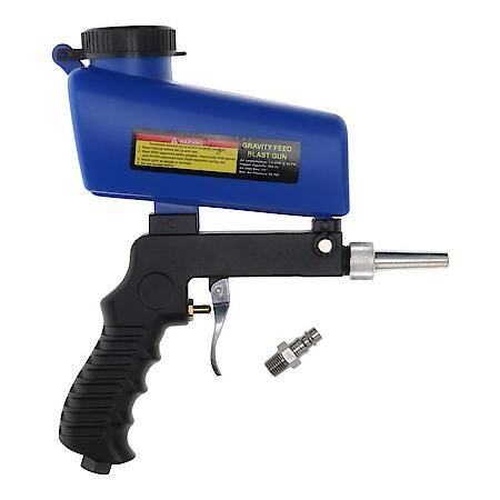 Gravity Fed Sand Blaster with High Flow Plug