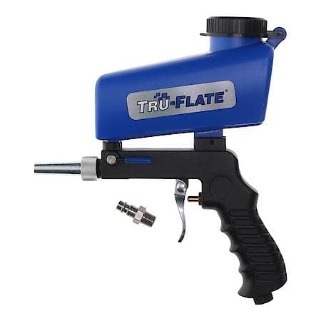 Gravity Fed Sand Blaster with High Flow Plug