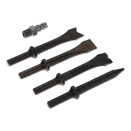 Air Hammer with High Flow Plug & 4 Chisels
