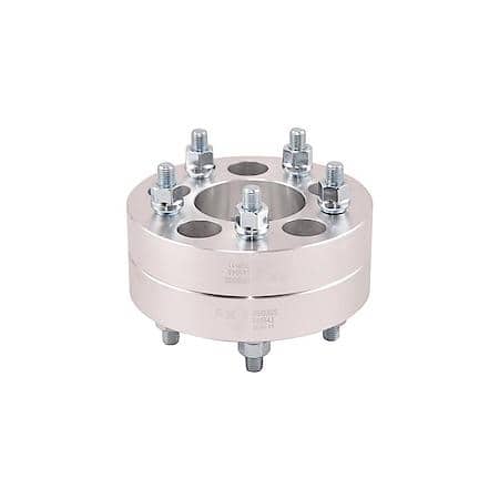 5 X 114.3Mm, 5 X 4.5"Bolt Pattern, 1.25"Thk, 74Mm Hub, Silver, Aluminum, Pair