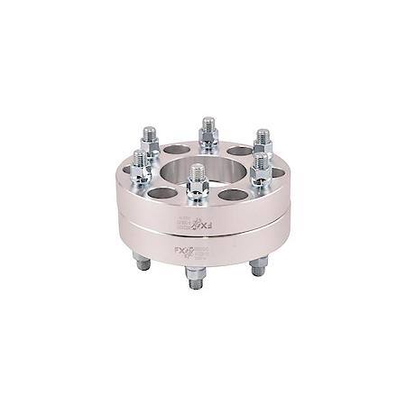 6 X 135Mm, 6 X 5.31"Bolt Pattern, 1.25"Thk, 87.1Mm Hub, Silver, Aluminum, Pair