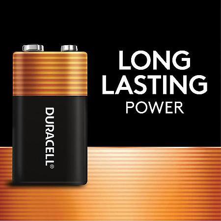 CopperTop 9V Alkaline Batteries: Longer Lasting Power, 9V Household Battery, 2 Pack