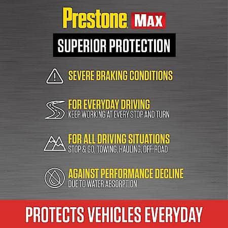 DOT 3 Brake Fluid: MAX Synthetic, Highest Grade, Superior Protection, 100k miles, 32 oz.