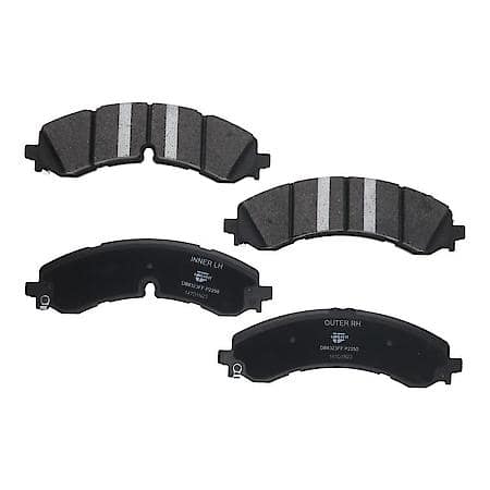 Brake Pads: Front, With Hardware, Semi-metallic, Longer Life, Quiet