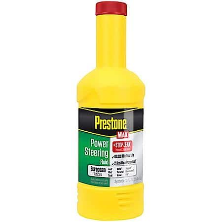 MAX Power Steering Fluid: European Vehicles, With Stop Leak, Enhances System Life, 100k miles, 12 oz.