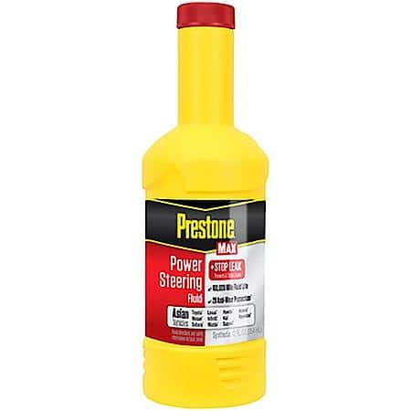 MAX Power Steering Fluid: Asian Vehicles, With Stop Leak, Restores Seals, 100k miles, 12 oz.