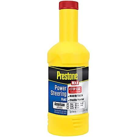 MAX Power Steering Fluid: American Vehicles, With Stop Leak, Enhances System Life, 100k miles, 12 oz.