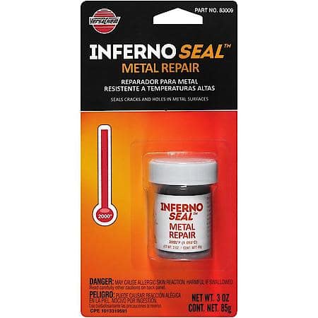 High-Temp Metal Repair Adhesive for Manifolds, Mufflers & Tailpipes, 3 oz.
