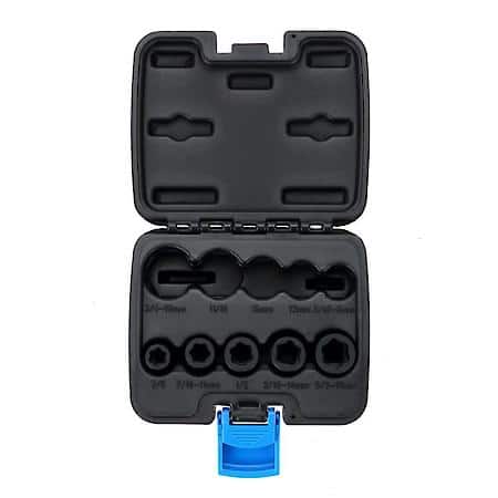 3/8 in. Drive Bolt Extractor Set: Removes Stripped and Broken Fasteners