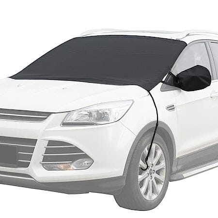 Universal Windshield Cover, Black Durable Oxford, 78"x47", Extra Large, Water Repellent, All-Season