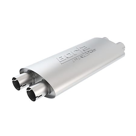 T-304 Ss, 4" H X 9.5"W Case, Dual 2.5"Notched Inlets, Dual 2.5"Notched Outlets