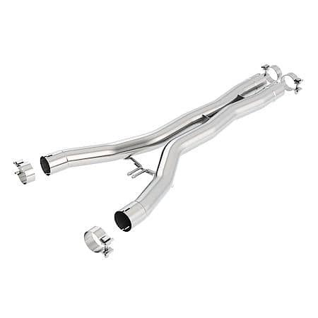 T-304 Ss, 2.75"Pipe Diameter, Without Catalytic Converters, X-Pipe