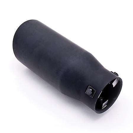 Black Stainless Steel Exhaust Tip: Universal, 2.875" ID x 3.75" OD x 9" L