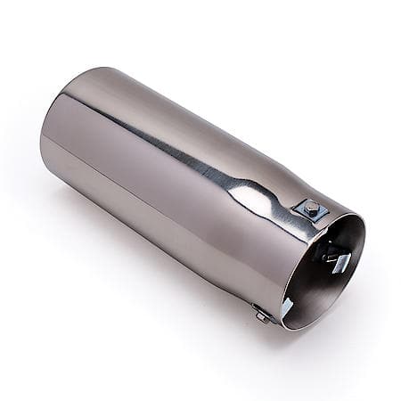 Stainless Steel Exhaust Tip: Universal, 3.5" ID x 4" OD x 10" L