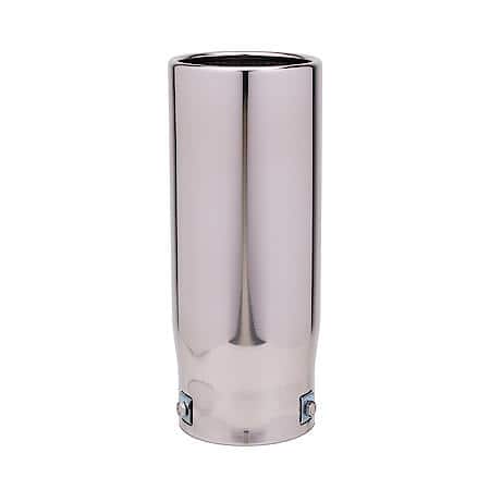 Stainless Steel Exhaust Tip: Universal, 3.5" ID x 4" OD x 10" L