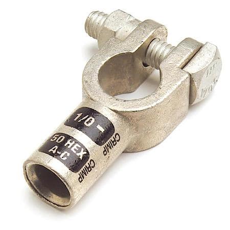Die Cast Clamp, 4/0 Gauge, Positive, 5-Pack