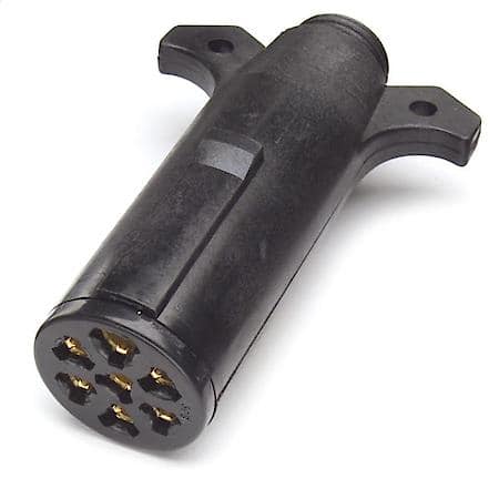 Trailer Plug, Poly-Glass, 7-Pole