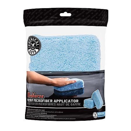 Blue Premium Grade Microfiber Applicators, 4 in. x 6 in., Pack of 2