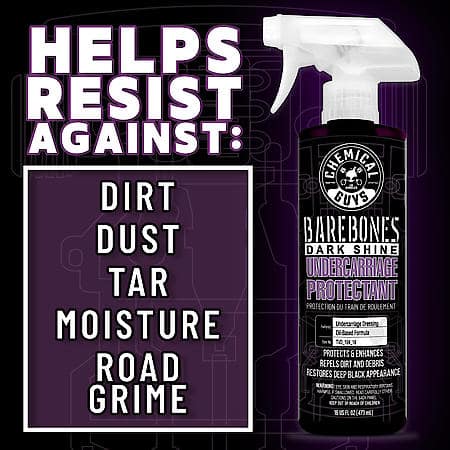 Barebones Dark Shine Undercarriage Protectant, 16 oz.