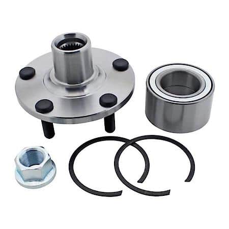 Wheel Bearing and Hub Assembly: 5 Studs, Includes Spindle Hub, Axle Nut, C-Clip (2)