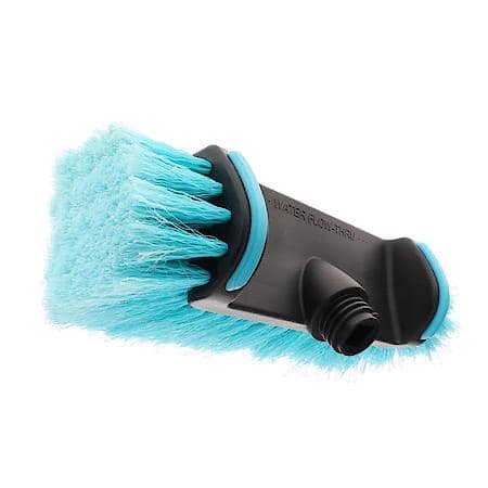10" Flow-Thru Vehicle Wash Brush : Extendable Wash Brush