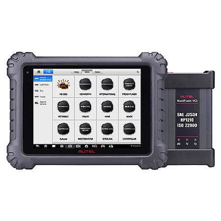 MaxiSYS MS909CV Advanced Commercial Vehicle Diagnostics Tablet with J2534 VCI