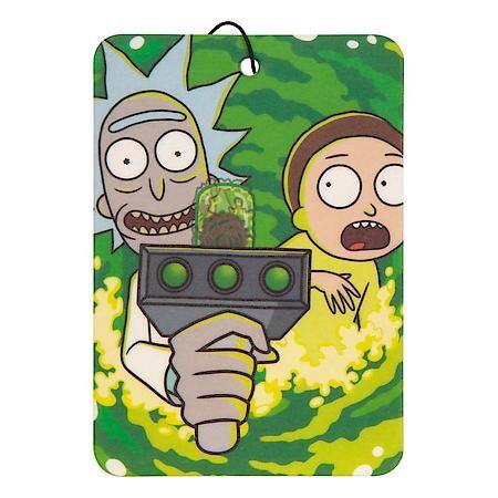 Rick and Morty Hanging Air Freshener, Dark Ice Scent, 2 Pack