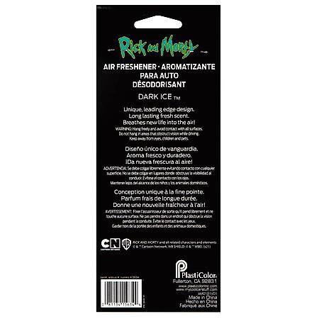 Rick and Morty Hanging Air Freshener, Dark Ice Scent, 2 Pack