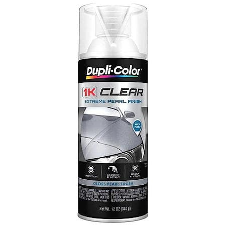 Dupli-Color, 1K Clear Coat, Gloss Pearl, Clear, 12-oz