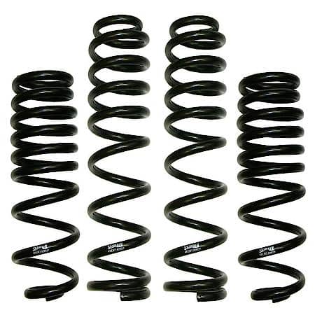 2 Inch Drop, Black, Shocks Not Included, 4 Coil Springs