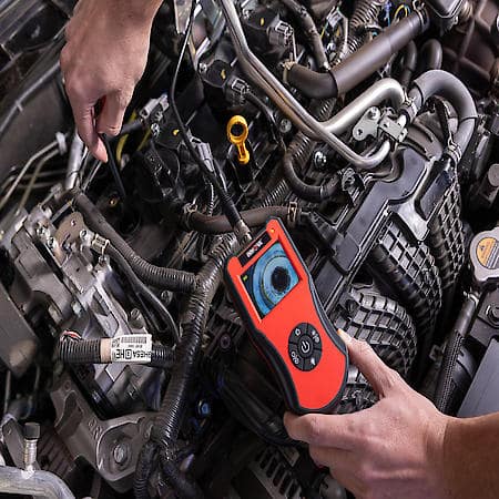 Digital Inspection Camera: 2.7" Color Display, IP67 Rated Submersible Lens, Accessories Included