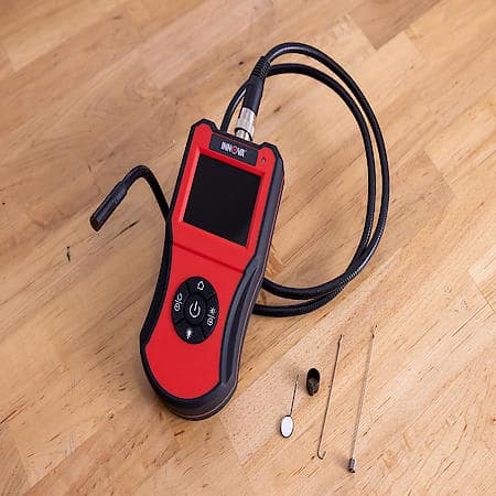 Digital Inspection Camera: 2.7" Color Display, IP67 Rated Submersible Lens, Accessories Included
