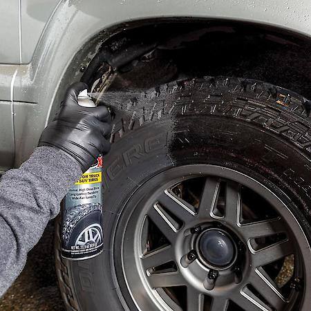 Black Shine XL Tire & Trim Coating : Intense High Gloss Shine, Wide Spray, 21.5 oz.