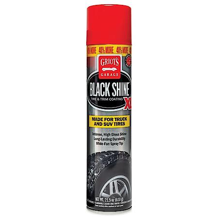 Black Shine XL Tire & Trim Coating : Intense High Gloss Shine, Wide Spray, 21.5 oz.