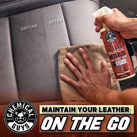 Leather Quick Detailer, Cleans, Restores, Protects, 16 oz.