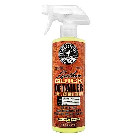 Leather Quick Detailer, Cleans, Restores, Protects, 16 oz.