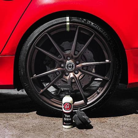 Silica-Infused Formula Tire Shine for Long-Lasting Glossy Finish 16 oz.